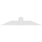 Ekena Millwork Portland Architectural Grade PVC Gable Bracket, 36"W x 7 1/2"H x 2"D x 4"F, 5/12 Pitch GBP036X08X0204POR00 - alternate 2